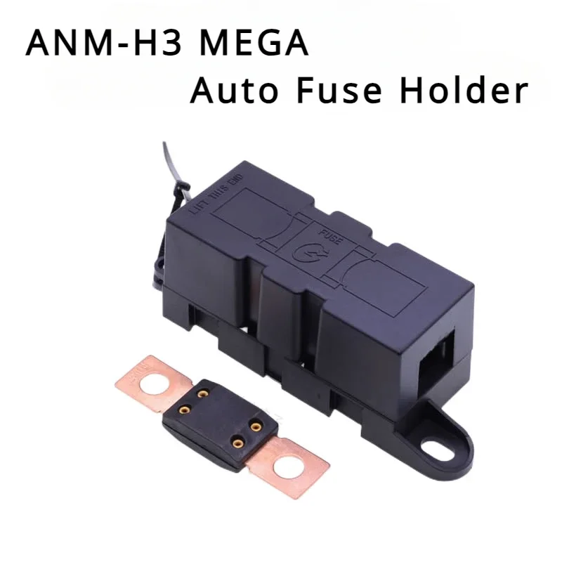 1PCS ANM-H3 MEGA Auto Fuse Holder/ANM Bolt-on blade fuse holder Flat Type Fuse 30A50A 60A 70A 80A 100A 125A 175A 200A 225A -500A