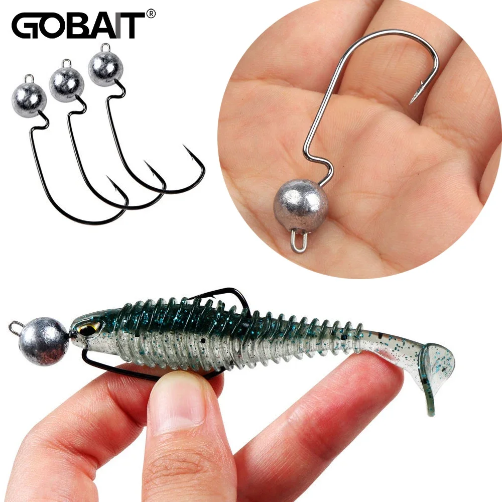 Jig Head Hook 3.5g 5g 7g 10g 14g Strength Worm Angle Sharp Barbed Gear Soft Lure Assist Fishing Pesca Crank Offset Fishhook Bfs