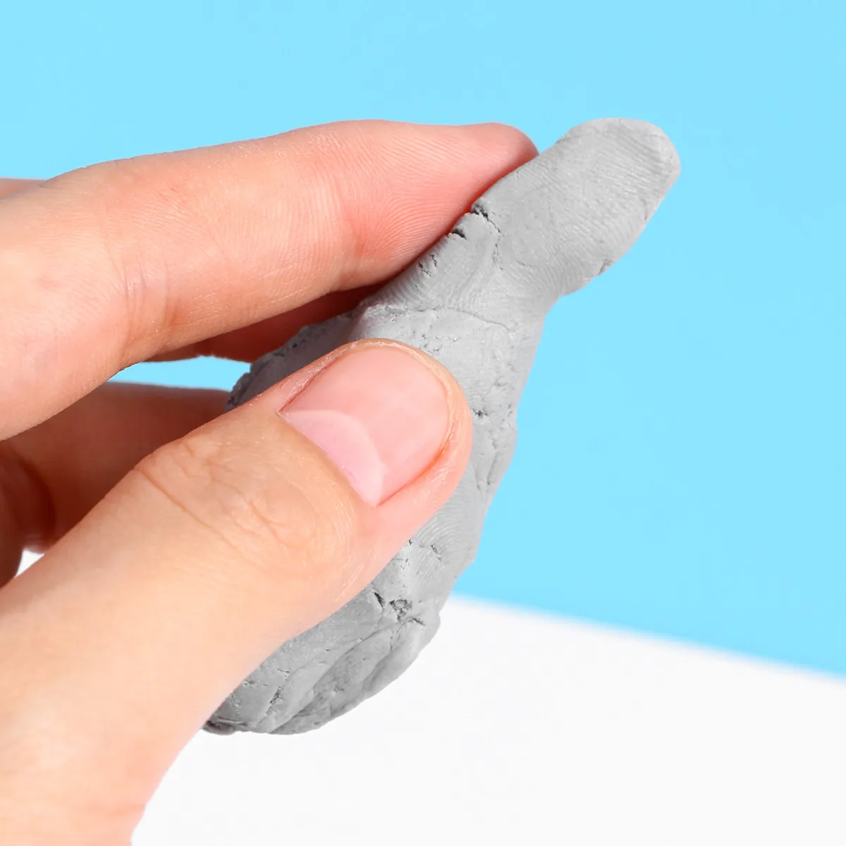 6Pcs Kneaded Art Eraser Set Grey Pencil Sketch Erasers Reusable Absorbent for Adjusting Transition Surface Drawing Correction