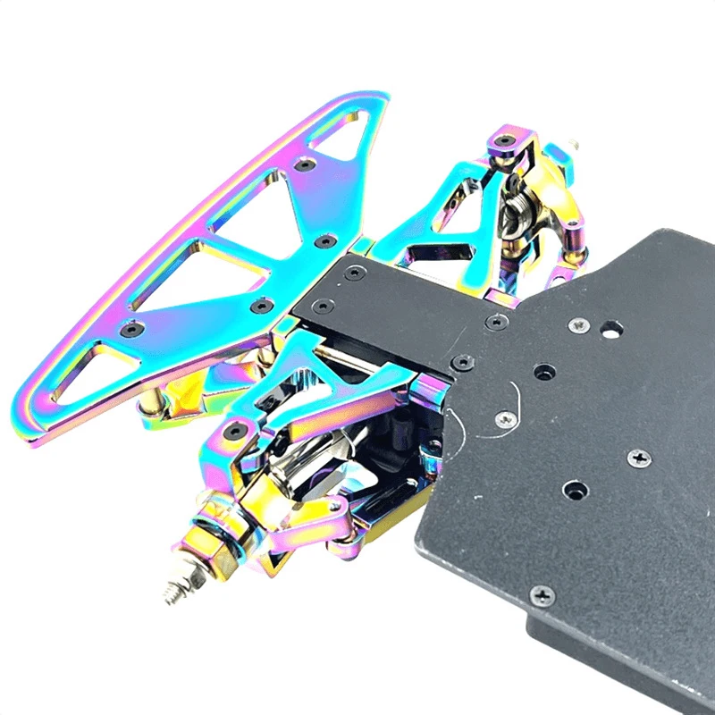 MJX Hyper Go 14304 14303 14302 14301 piezas de Metal de coche teledirigido juego de brazo oscilante superior e inferior soporte de torre de choque piezas de mejora