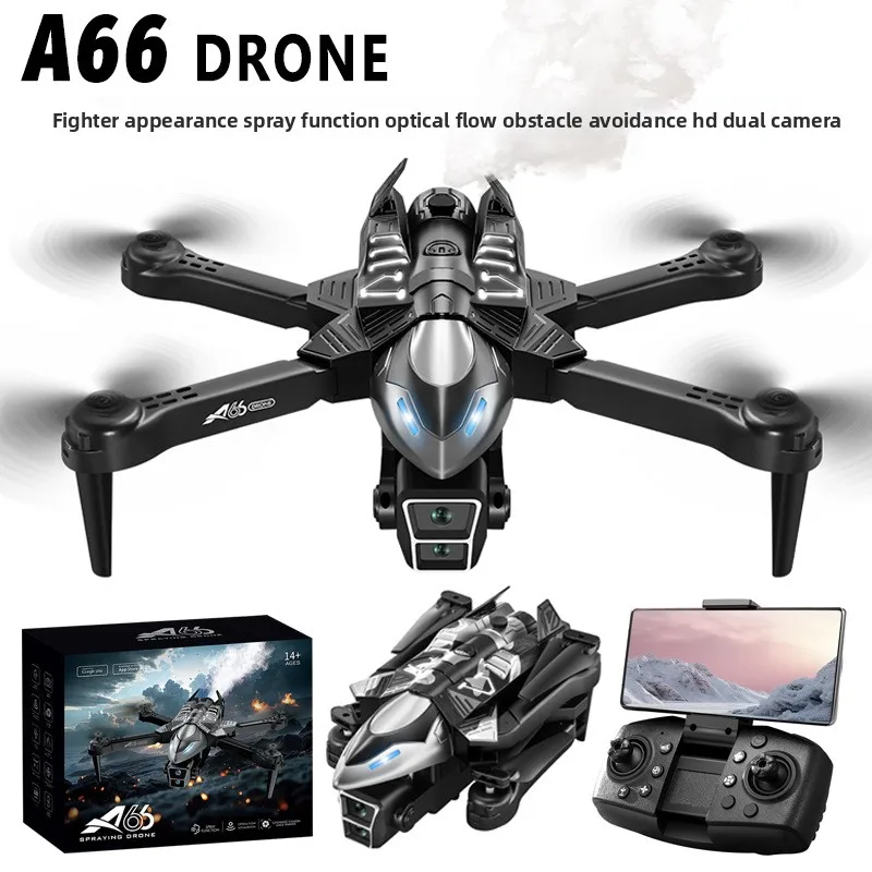 

Avoidance Optical Flow New A66 Spray Fighter High-definition Dual Camera Aerial Camera UAV Takes Off with One Click of Obstacle