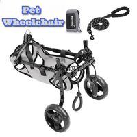Adjustable Pet Wheelchair Disabled Dogs Cats Mobility Aid Rehabilitation Wheels Support Hind Legs Injury Recovery Walker