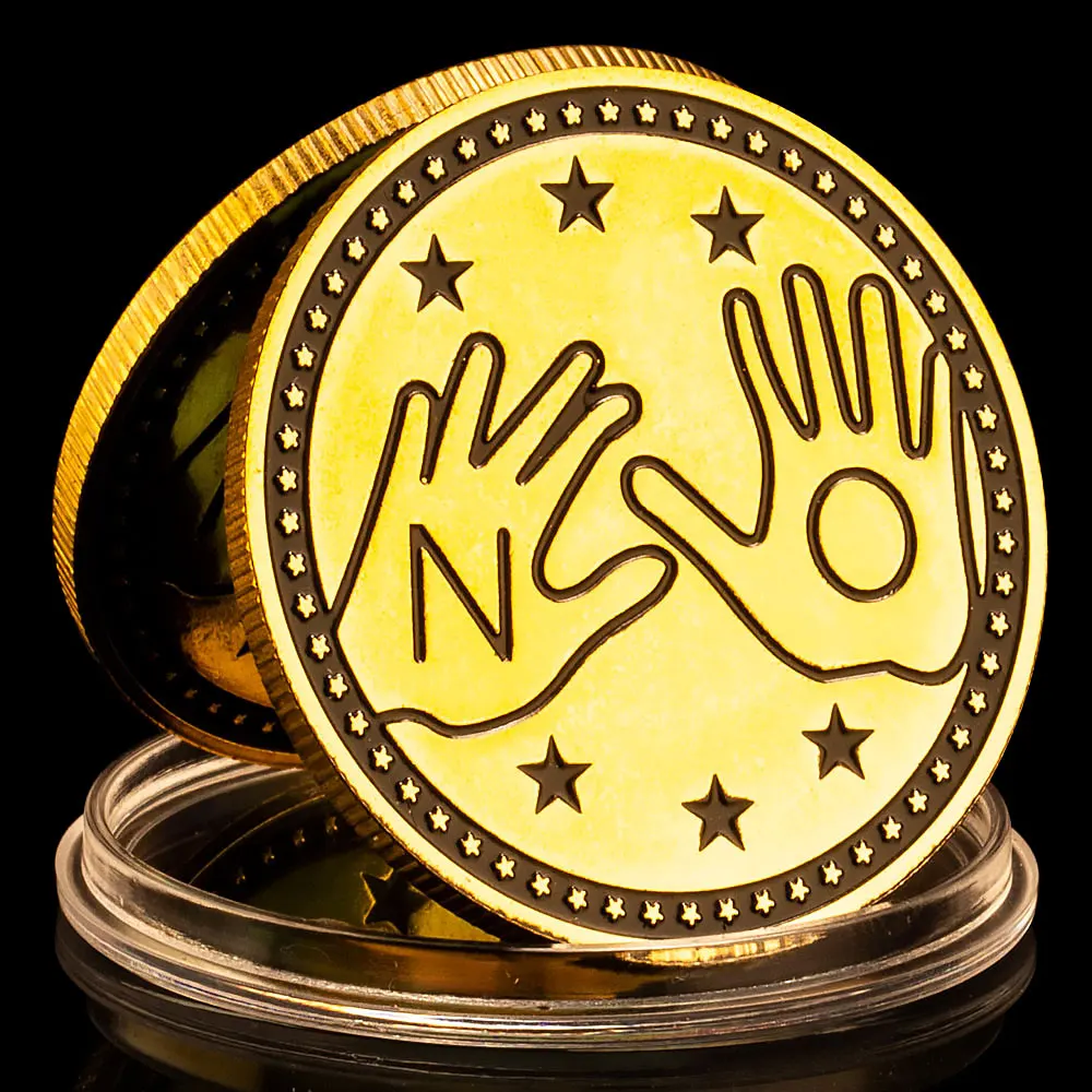 Yes or No Coin Prediction Decision Coin Ouija Silvery Golden Plated Coin Souvenirs Commemorative Coins