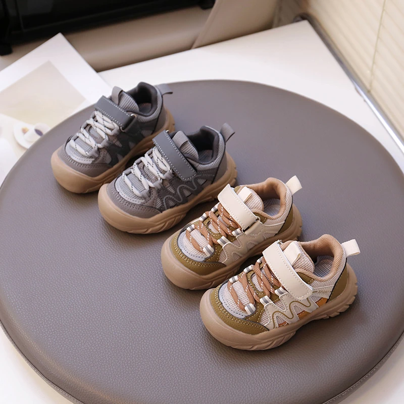 

Sport Shoes For Children 2025 Trend Fashion Kid's Sneakers Ergonomics Soft-soled Boy's Girl's Running Shoes 22-30