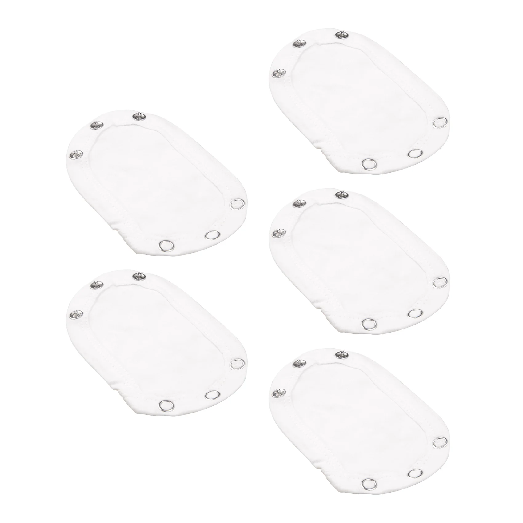 BAAA-5Pcs unissex bebê crianças macacão parceiro super utilitário bodysuit macacão fralda alongar estender filme (branco)
