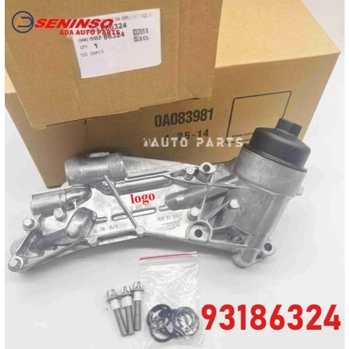 93186324 12992593 conjunto de filtro enfriador de aceite de motor 55353322 para Chevrolet Aveo Cruze Sonic 2012-2017 para Pontiac Astra 96186324