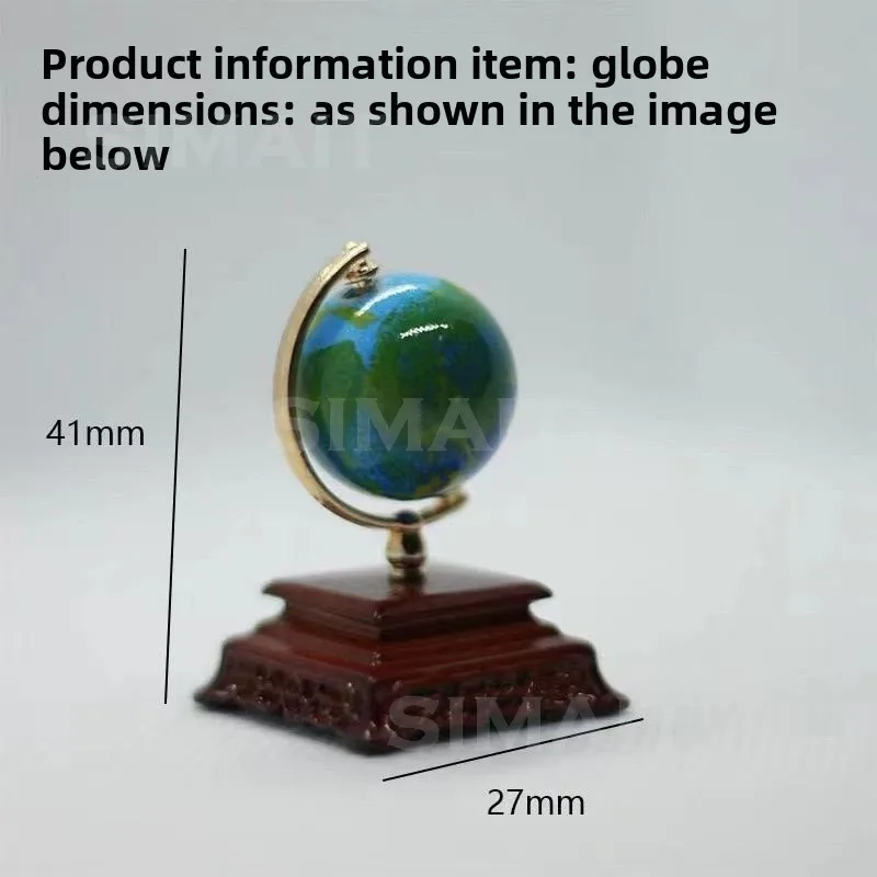 Mini Ornament Miniature Planetarium Model, Doll House Accessories, Small Prop Ornament