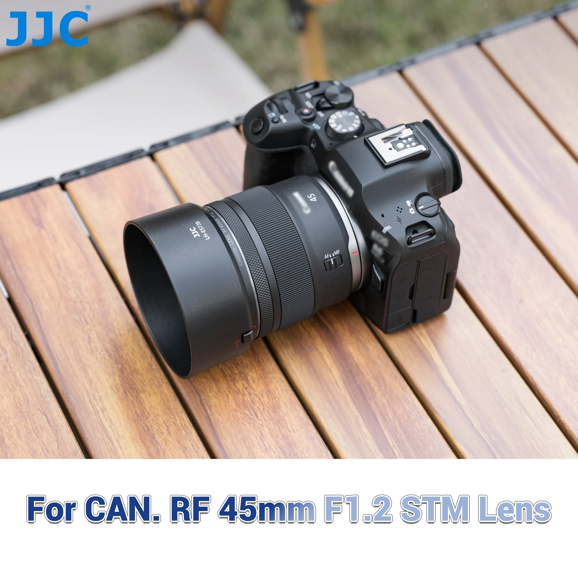 JJC ES-73B Reversible Lens Hood for Canon RF 45mm F1.2 STM Lens Replaces Canon ES-73B Lens Hood Allow Attach 67mm Filter
