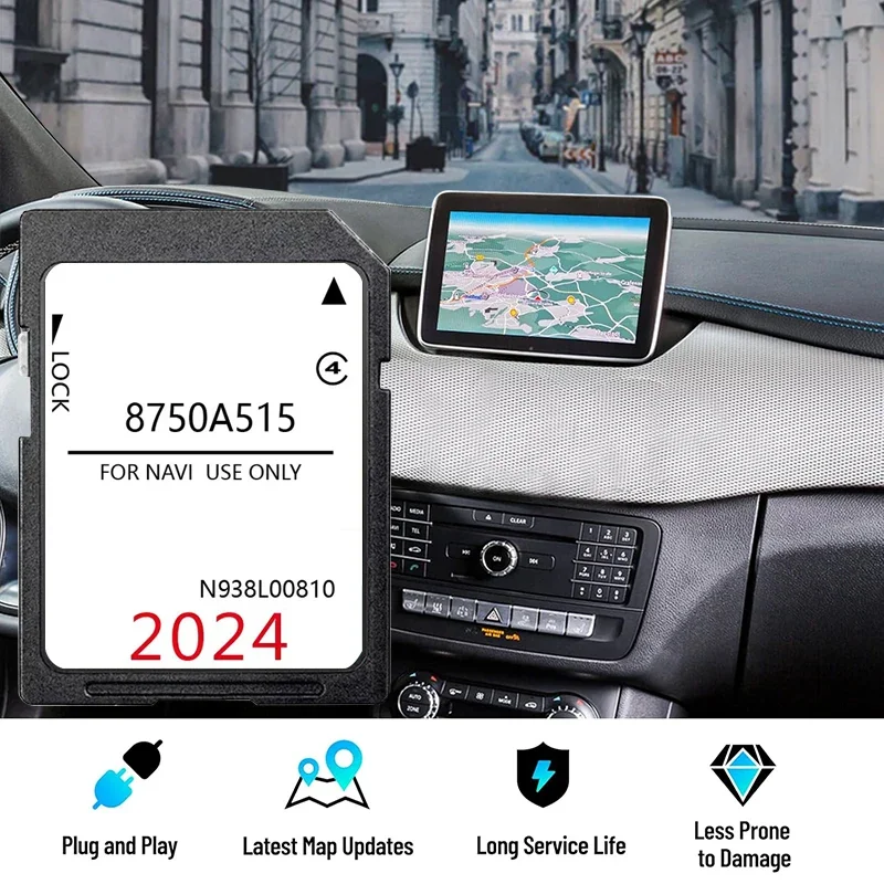 for Peugeot 4008 2011-2017 Car P-12 Multimedia NAVI Upgrade UK Ireland Europe Maps 2024 Navigation 8750A515 SD Card