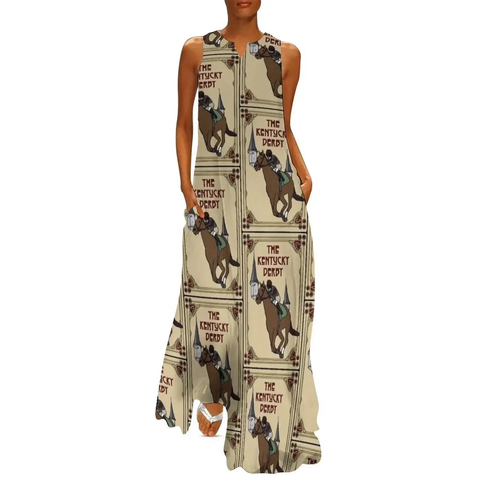

Retro Kentucky Derby Long Dress elegant dresses for women Dresses wedding guest dress 2025 Dress