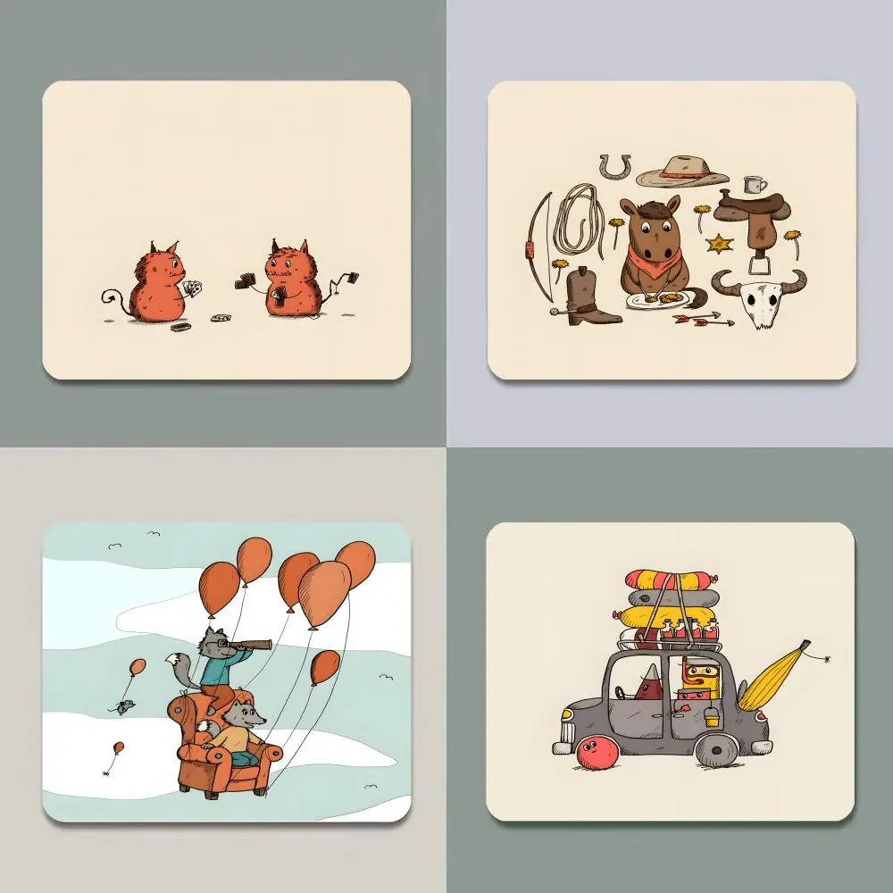 

animal Computer mouse mat Pc mouse carpet Aesthetic desk mat Painting Mouse Desk mat Mats for computers Cute Mouse mats Pad