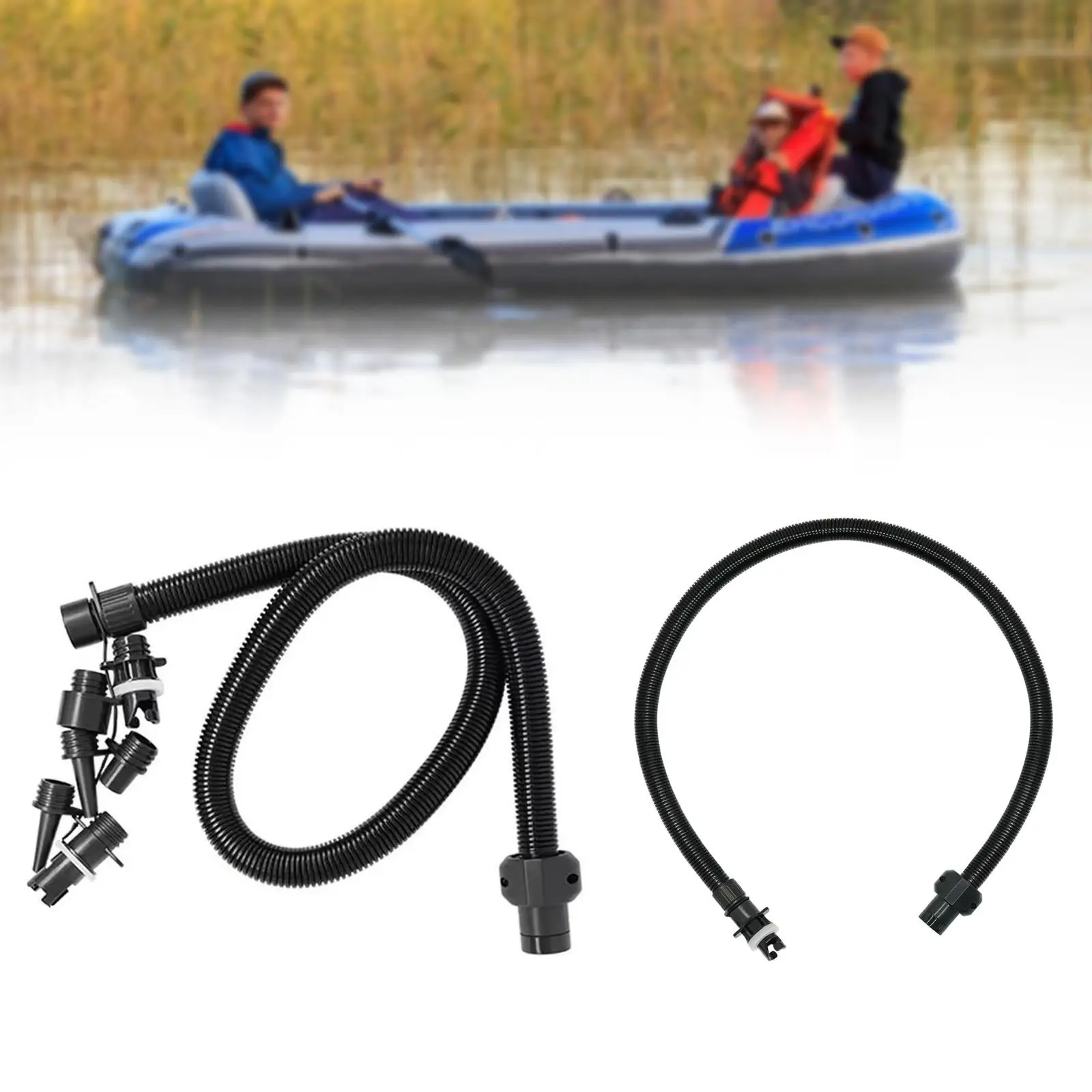 Durable ABS Air Pump Hose Inflatable Tube for Rubber Boat Canoe Kayak Mattress Pool and Swimming Floats