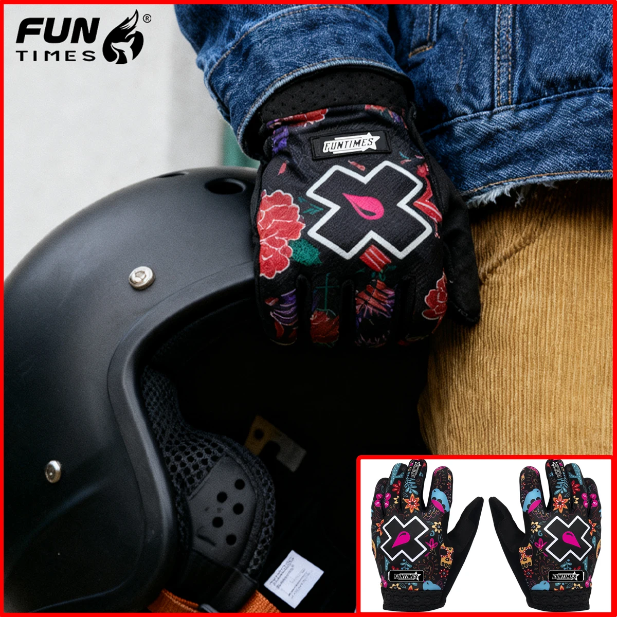 Neue Frühlings- und Herbst-Outdoor-Sport-Fahrradhandschuhe, bequeme und vielseitige Universalhandschuhe