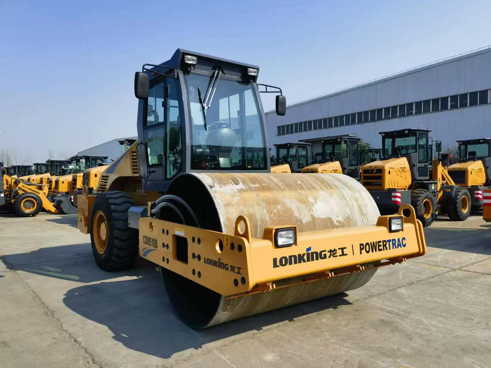 10-Tonnen-Vibrationsrolle mit einzelnem Stahlrad, Rabatt