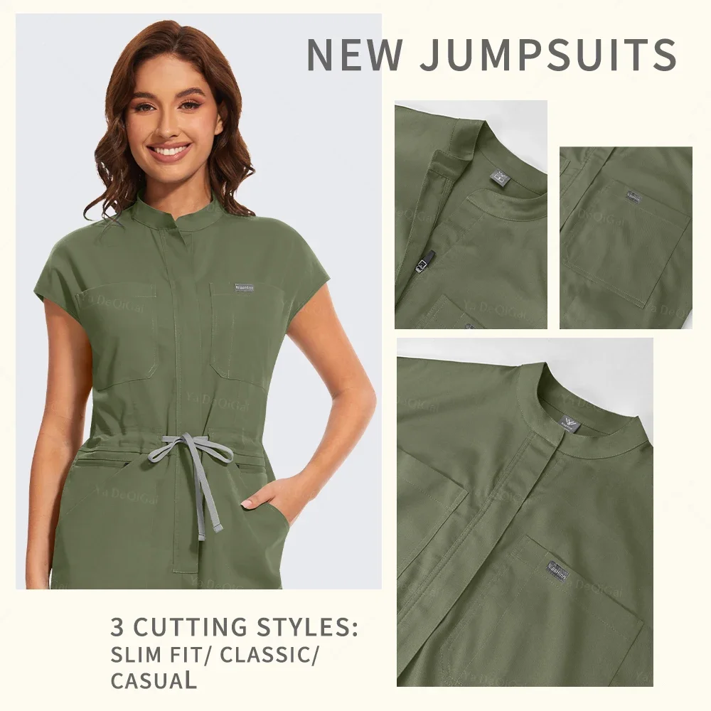 Vestidos de esteticista de alta calidad, ropa de trabajo médica, uniformes de enfermería quirúrgica, ropa de clínica para mascotas, uniformes exfoliantes, monos al por mayor