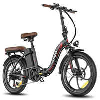 FAFREES F20+Pro Adult Electric Bike 250W Motor Folding Electric Bicycle 36V22.5AH Battery E-bike 20 Inch Fat Tire City Ebike