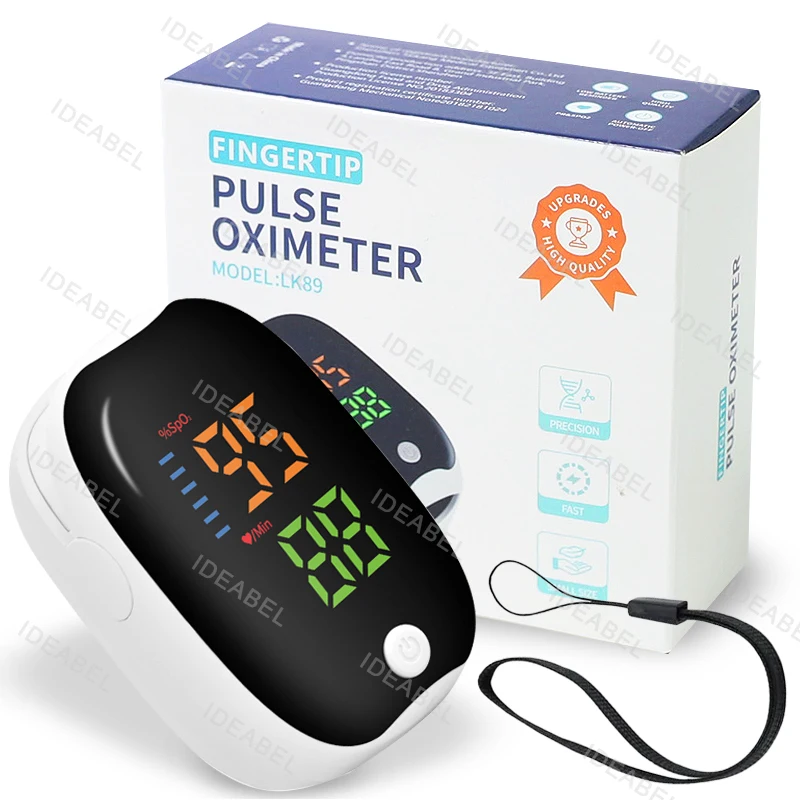 Finger Pulse Oximeter Medical Portable Blood Oxygen Oxymetre Heart Rate Saturation Meter OLED Oximetro De Dedo LED Display