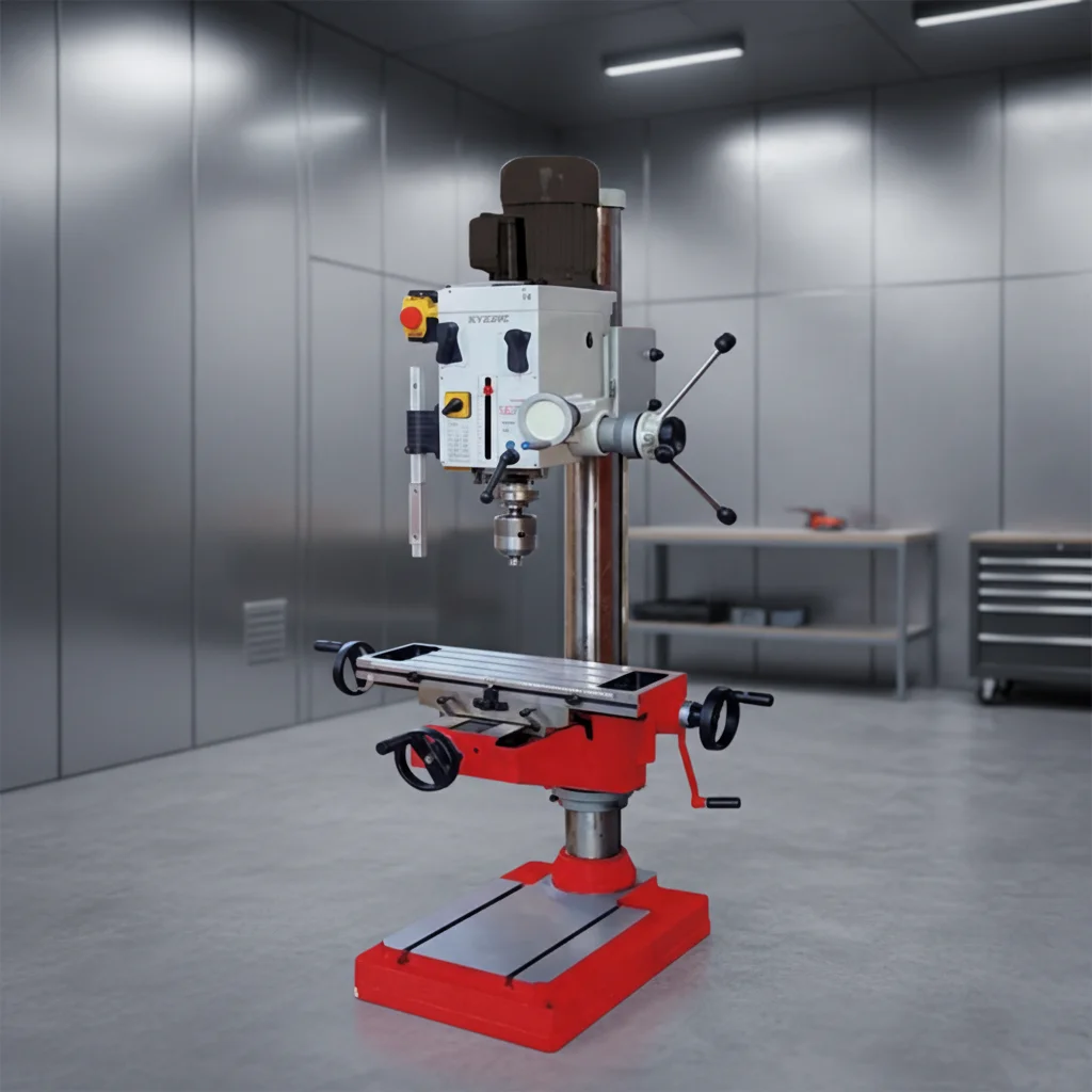High Precision KYZ30C Small Vertical Drill Press Machine, Adjustable Speed for Manual Processing Gear, AliExpress Hot Sale