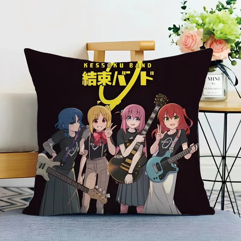 Bocchi The Rock! Plush Stuffed Cushions Gotoh Hitori Ijichi Nijika Pillows Yamada Ryo Kita Ikuyo Dakimakura Anime Seat Cushion