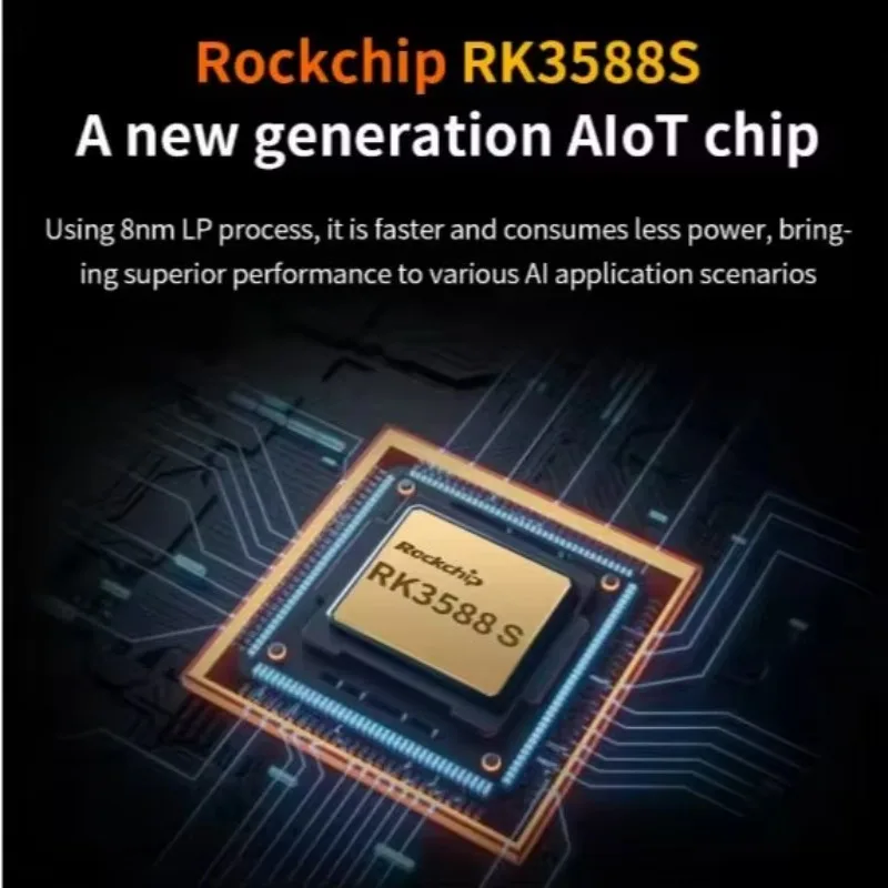 TopEsOrange Pi5 Development Board With Rockchip RK3588S Eight-core Processor, Orange Pi 5 Motherboard 16G