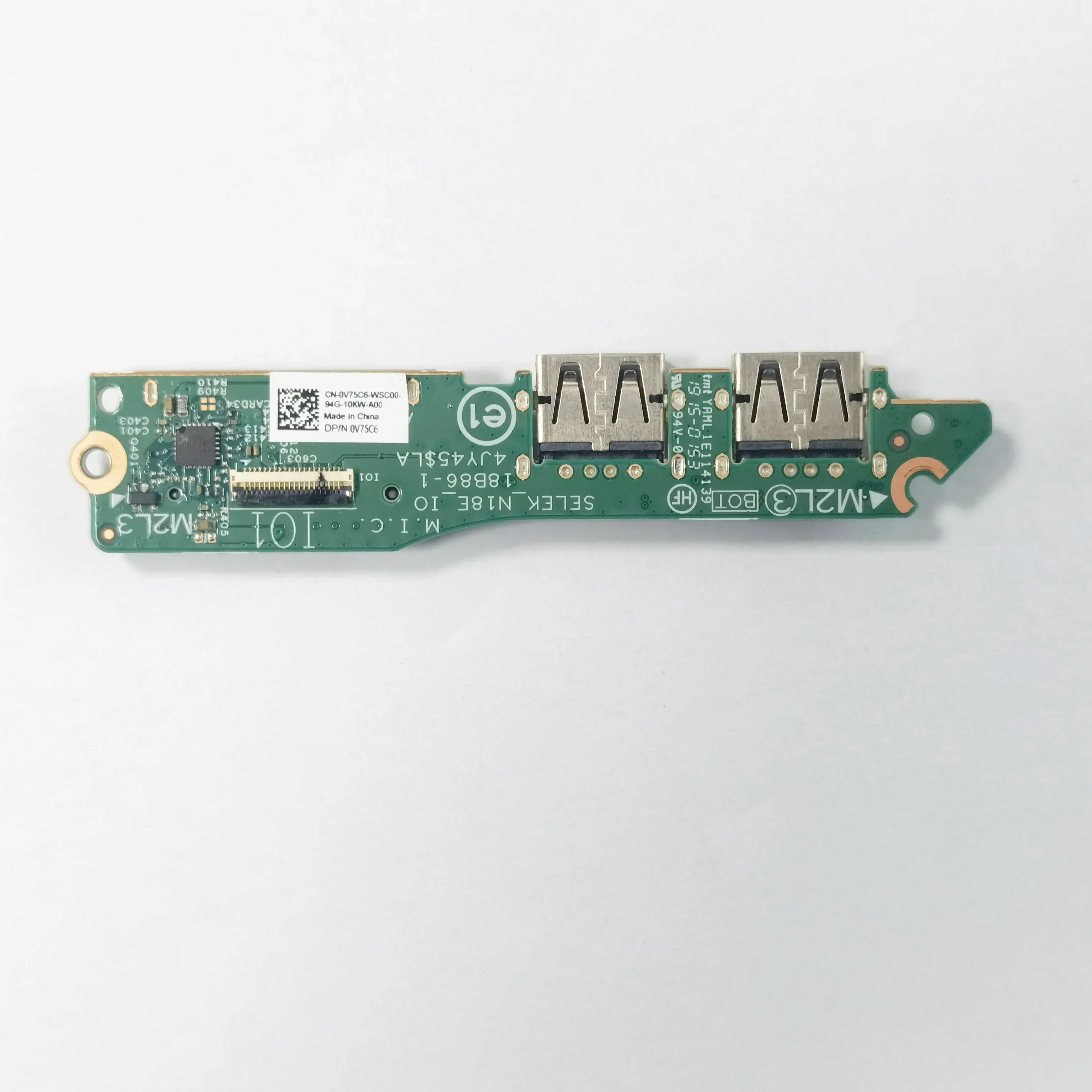 New Original for Dell G3 3590 3500 G5 5500 5505 USB Audio Card Reader Board Audio with Cable Accessories 0V75C6 52CHM FGRT4