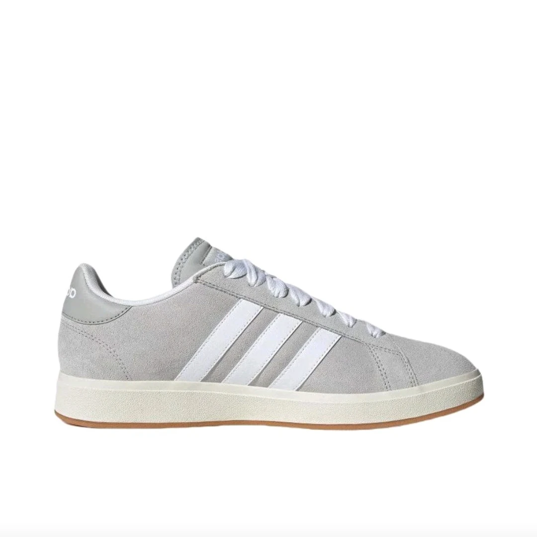 

Adidas Grand Court Base 00s Men's and Women's Skateboarding Shoes, Lightweight, Encapsulated Sneakers, Grey