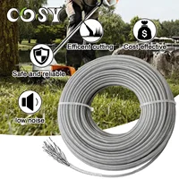 TSES 5m ~ 15m ligne de coupe en acier ligne de mangeur de mauvaises herbes en acier ligne de coupe en fil robuste ligne de coupe en acier en métal 4