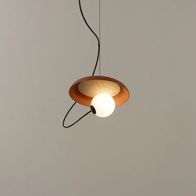 

SANDYHA Creative Spherical LED Pendant Light Magnetic Glass Ball Chandelier For Bedroom Study Home Decoration Lighting Fixture
