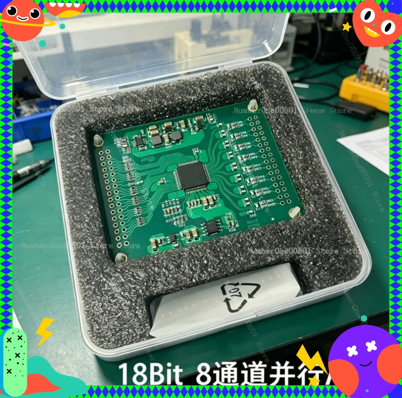 

AD7609 18 Bit 8 Channel 200kSPS Simultaneous Sampling ADC True Differential Input ±10V ±5V Parallel Interface Data Acquisition