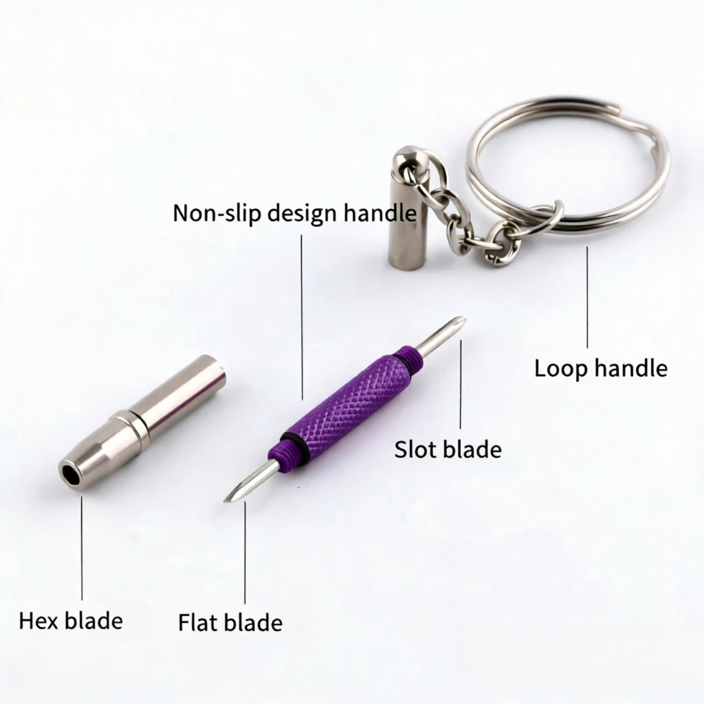 Mini 4-in-1 Keychain Screwdriv - огляд і ціна Keychain Multi Tool