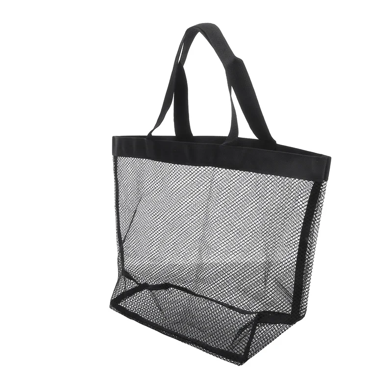 Portable Mesh Shower Caddy Tote Beach Bag Travel Storage Wash Bag Swimming Bath Bag Suitable For Outdoor Camping Quick Dry Tote