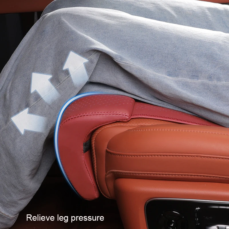 

Подушка для автомобильного сиденья с поддержкой для ног, дышащая, противоскользящая, универсальная, защитная накладка на сиденье, аксессуар