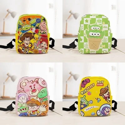 Disney Toy Story Aliens 4471 Anime Customized Backpack Mini Casual Cartoon Children Bag School Knapsack Gift