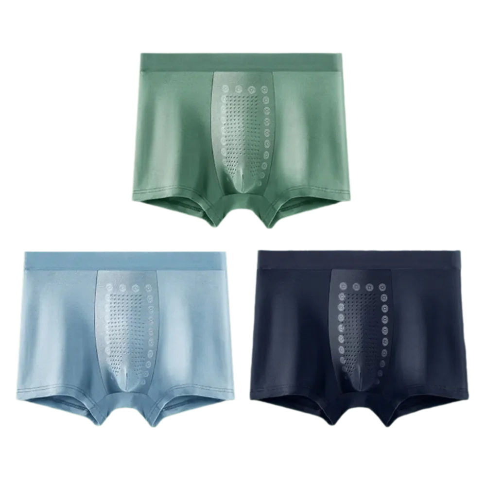 

3Pcs Simple Modal Men Boxers Breathable Panties Seamless Boxer Shorts Underpants Lingerie Underwear for Men Male