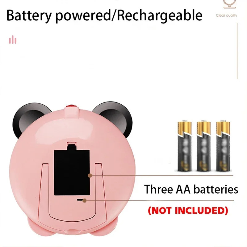 LED Desktop Makeup Mirror Touch Dimming Lighting Makeup Tool Rechargeable 3 Lighting Modes Compact Portable Travel Makeup Mirror