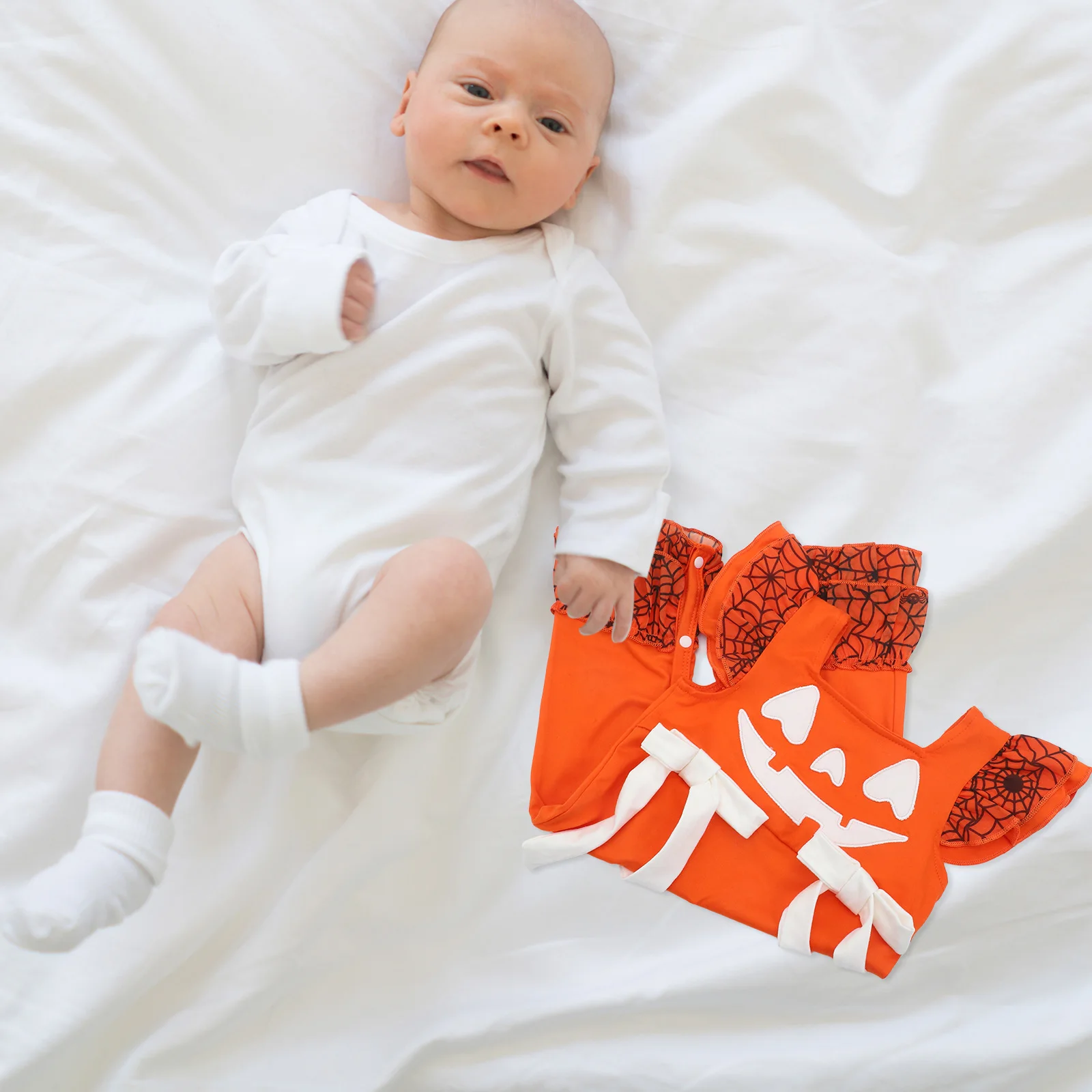 

Halloween Jumpsuit Baby Costume Babygirl Newborn Clothes Infant Outfit Bodysuit Jumpsuits