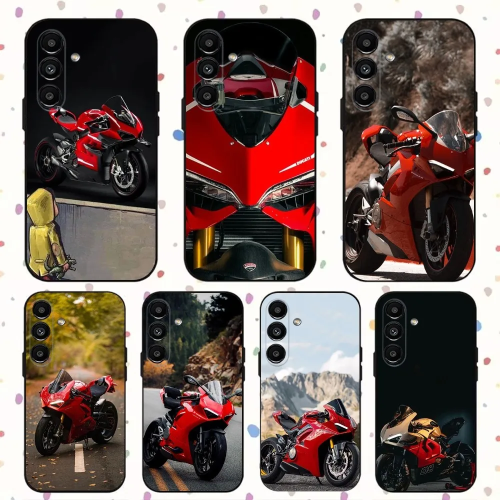 Motorcycle P-Panigale v4 Phone Case For Samsung S24,S21,22,23,30,Ultra,S20,Plus,Fe,Lite,Note,10,9,5G D-DucatiEs Black Soft Cover