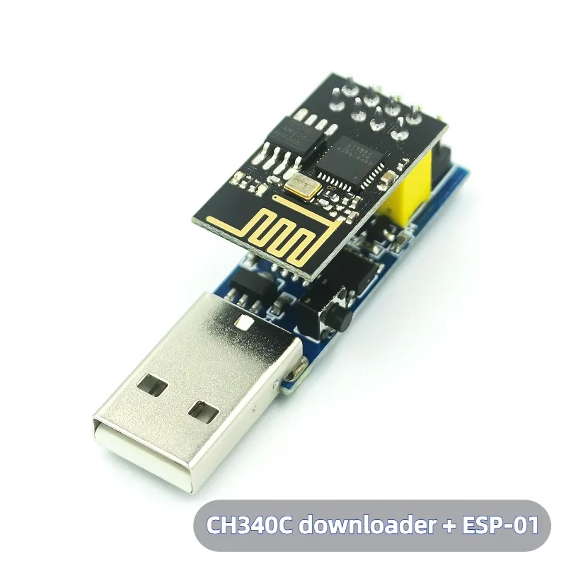 CH340C USB ESP8266 ESP-01 ESP01S Prog WIFI Downloader Module Developent Board for Arduino Programmer Adapter