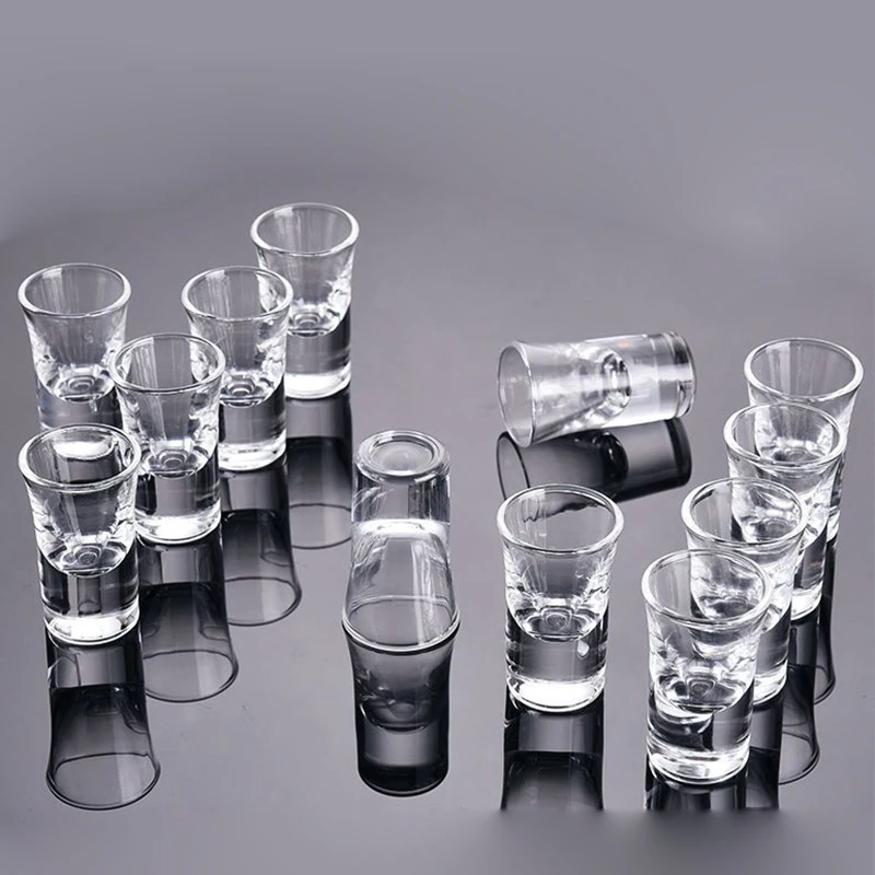 12 sztuk zestaw kieliszkรณw do wina 15ml gospodarstwa domowego whisky koktajlowe kieliszki do picia naczynia do picia luksusowe zestawy przezroczyste