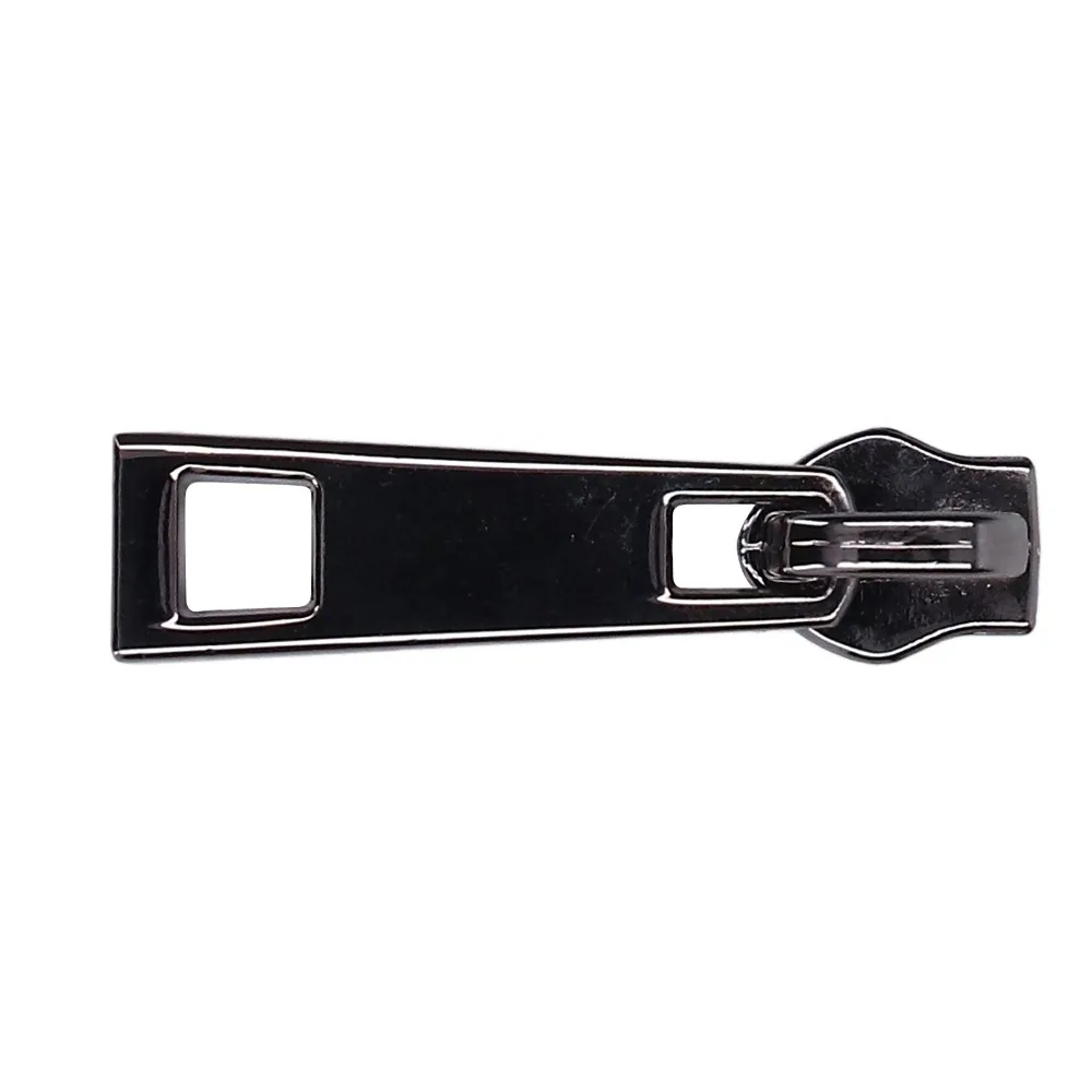 5PCS Detachable Zipper Sliders Reusable Gold Zipper Repair Kit Metal Zipper Head Black Zipper Replacement Jackets Repair