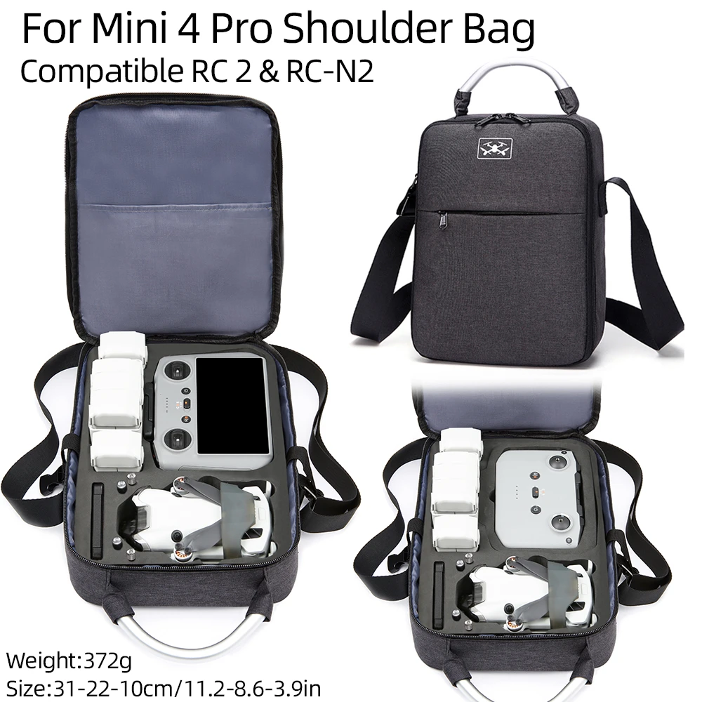 

Mini 4 pro Storage Bag Travel Carrying Case Portable Box Shoulder Case for DJI Mini 4 pro Drone Accessories