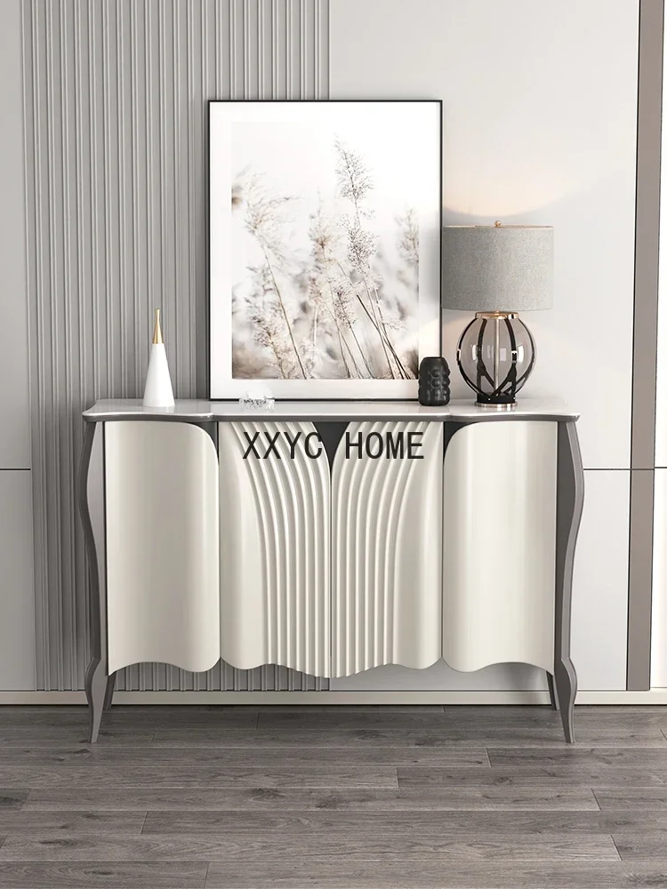 

Легкий роскошный домашний входной шкаф, американский боковой шкаф для еды, настенный современный минималистичный боковой шкаф, кухонный шкафчик