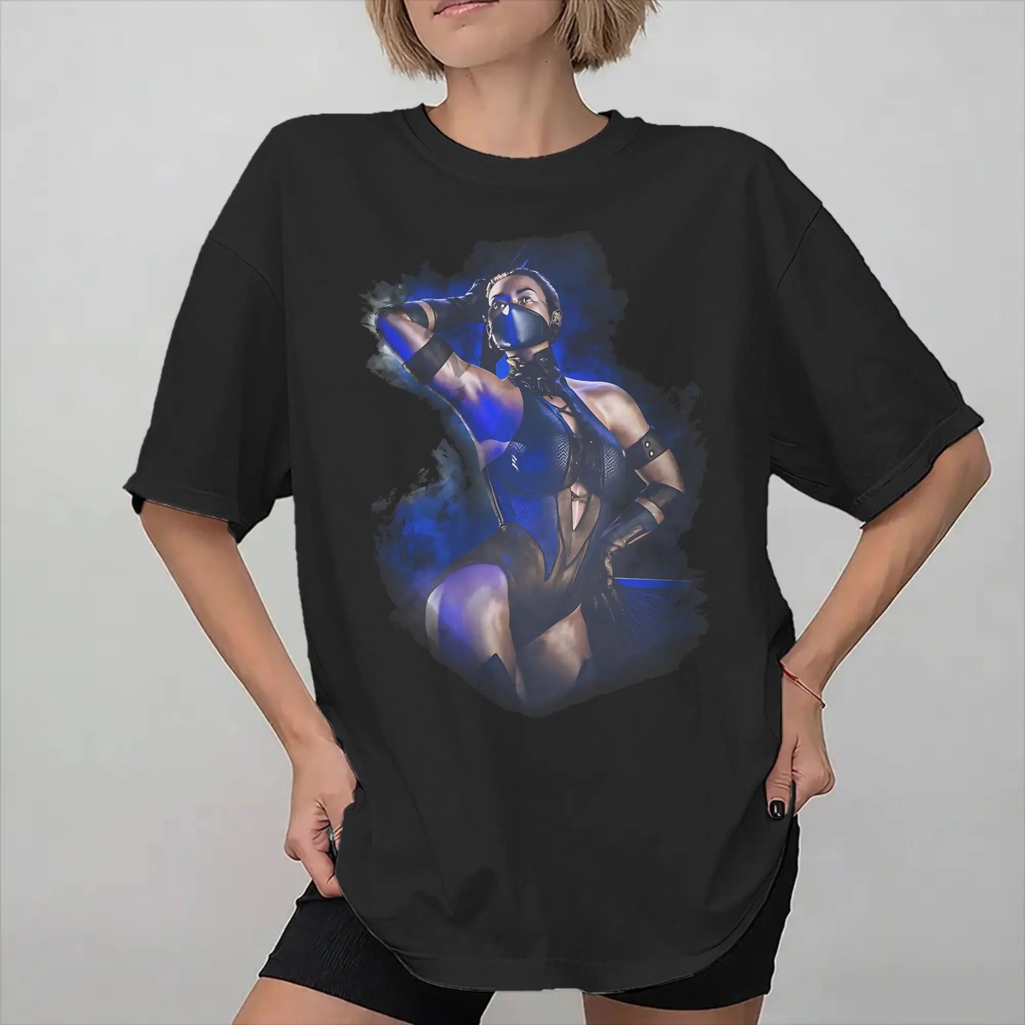 Mens Womens Kitana You Will Learn Respect Mortals Kombats T Shirt 100% Cotton Printed Tee Shirts  Top Clothing