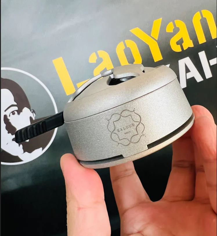 إكسسوارات الشيشة العربية - فاصل الفحم Chicha HMD / حامل الفحم بمقبض - وعاء فحم الشيشة المعدني للشيشة