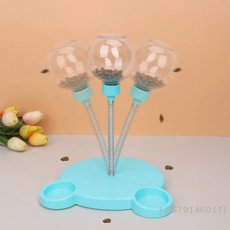 【YY26】Funny Creative Pet Cat Puzzle Food Leaking Ball Toy Cat Dog Interactive Treat Leaking Toy Slow Cat Dog Feeder Pet Supplies