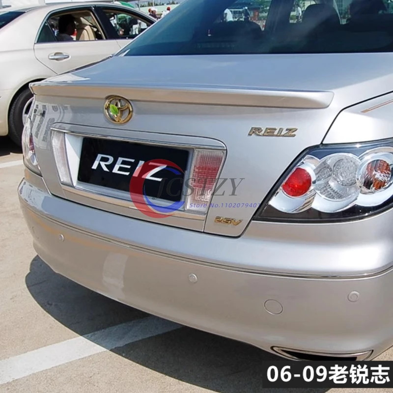 Für Toyota Mark X 2006-2009 Jahr Spoiler Sport ABS Kunststoff Hinten Stamm Flügel Auto Body Kit Zubehör
