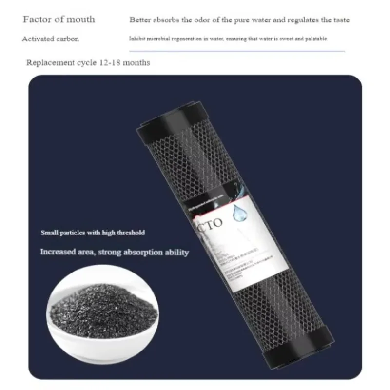 2025Oem مصنع تدفق كبير 10 بوصة Pp Cto Udf تصفية إزالة الرواسب الحائط منقي مرشح المياه قبل تصفية آلة المياه