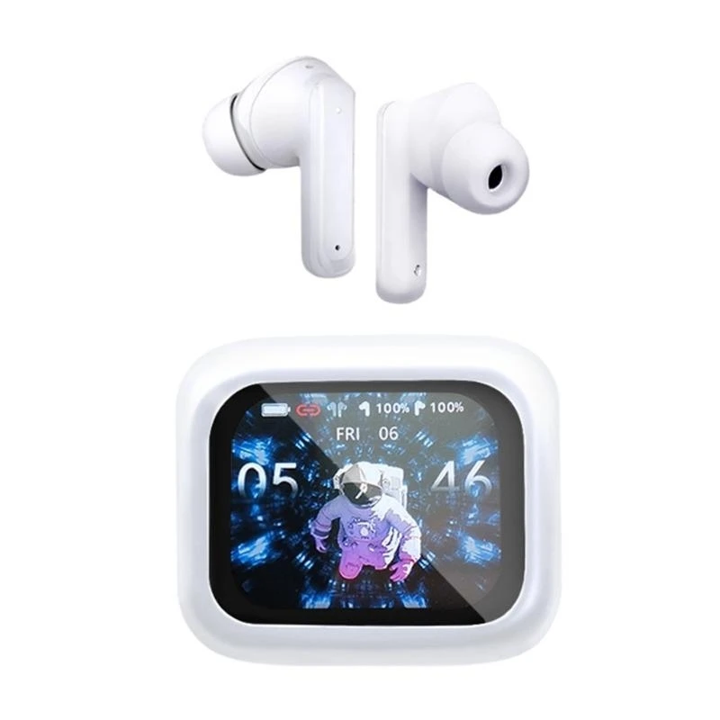 

LED Screen Wireless Earbuds Noise Cancelling USB C Charging Long Battery Lifes