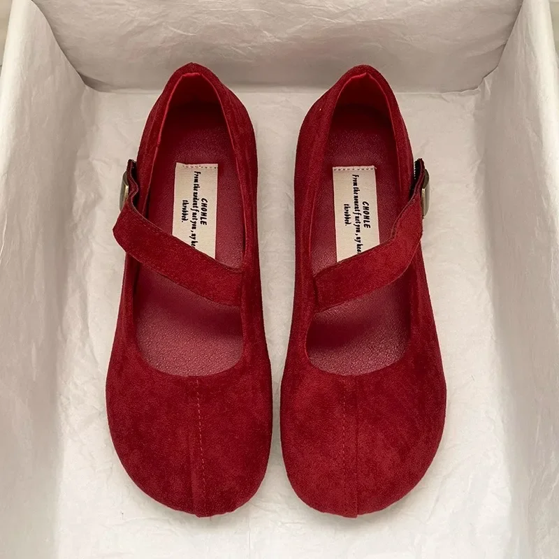 Leopardenmuster Damen Mary Jane Schuhe Mode Flache Slip-on-Schuhe Damen Casual Weiche Sohle Omas Wohnungen Schuhe 2026 Neu
