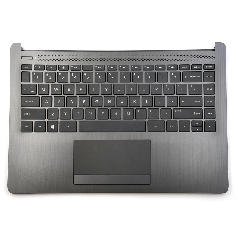HP 14-DK Serisi İçin Yedek Klavye: 14-DK0002DX, 14-DK0022WM, 14-DK0024WM, 14-DK0028WM, 14-DK0072NR Modeli İçin Tam Uyumlu Klavye ve Dokunmatik Panel Kılıfı